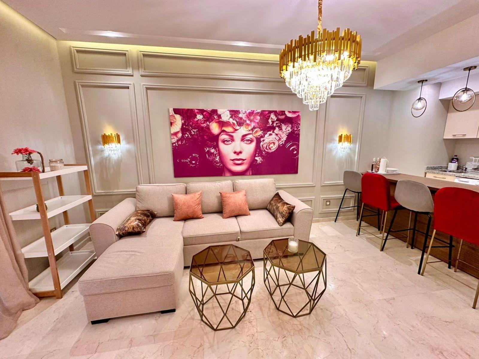 Appartement Luxueux Avec Piscine 10 Minutes Du Centre Ville Marrakesh Bagian luar foto